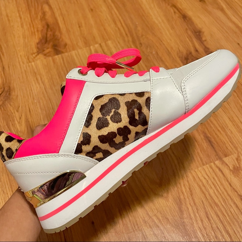Michael Kors Billie Trainer Optic White Multi